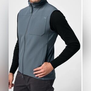 Oros Itinerant Vest dark gray ‘Turbulence’ Men’s Jacket Size Large